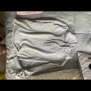 Grey Gymshark workout hoodie